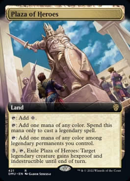 🔥 Plaza of Heroes Dominaria United Bordless